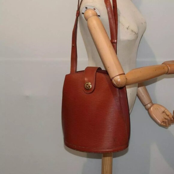 LOUIS VUITTON Epi Cluny Shoulder Bag Brown M52253 LV Auth 89869 - Picture 15 of 16
